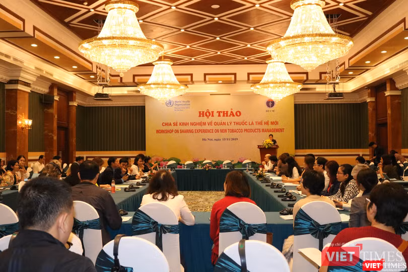 Hội thảo chia sẻ kinh nghiệm về quản lý các sản phẩm thuốc lá thế hệ mới diễn ra sáng nay Hội thảo chia sẻ kinh nghiệm về quản lý các sản phẩm thuốc lá thế hệ mới diễn ra sáng nay