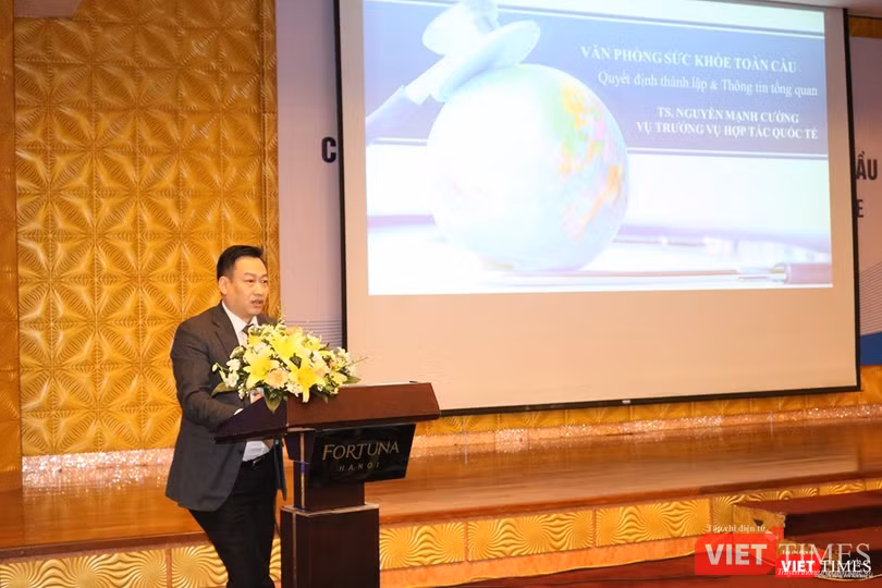 TS. Nguyễn Mạnh Cường – Vụ trưởng Vụ Hợp tác Quốc tế (Bộ Y tế) TS. Nguyễn Mạnh Cường – Vụ trưởng Vụ Hợp tác Quốc tế (Bộ Y tế)