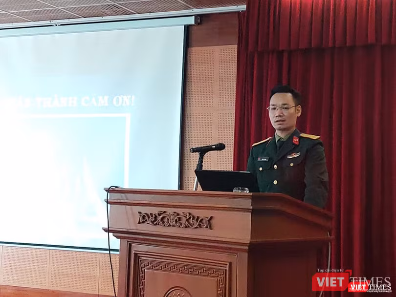 Ông Triệu Phi Long - Đại diện Viện Y học dự phòng quân đội. Ảnh: Minh Thúy Ông Triệu Phi Long - Đại diện Viện Y học dự phòng quân đội. Ảnh: Minh Thúy