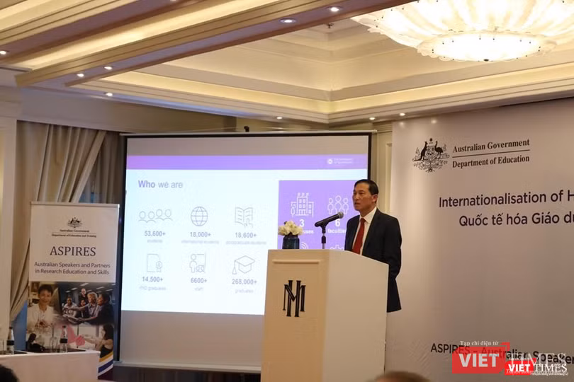 Ông Rongyu Li – Phó Hiệu trưởng (đối ngoại) Trường ĐH Queensland (Australia)