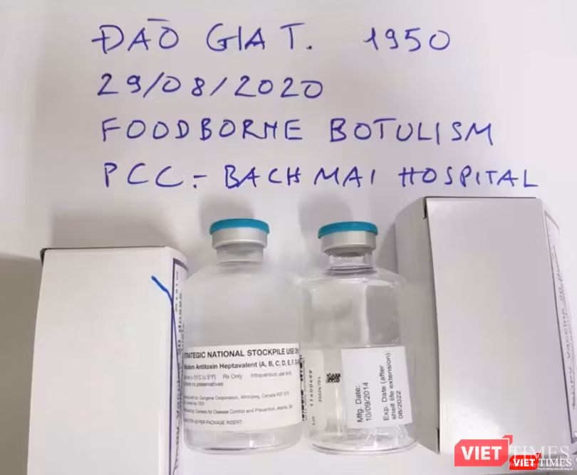 Thuốc Botulism antitoxin heptavalent (Ảnh: Minh Thúy)