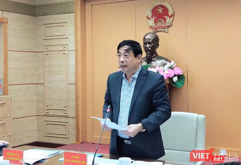 PGS.TS. Lương Ngọc Khuê – Cục trưởng Cục Quản lý Khám, chữa bệnh (Ảnh: Minh Thúy) PGS.TS. Lương Ngọc Khuê – Cục trưởng Cục Quản lý Khám, chữa bệnh (Ảnh: Minh Thúy)