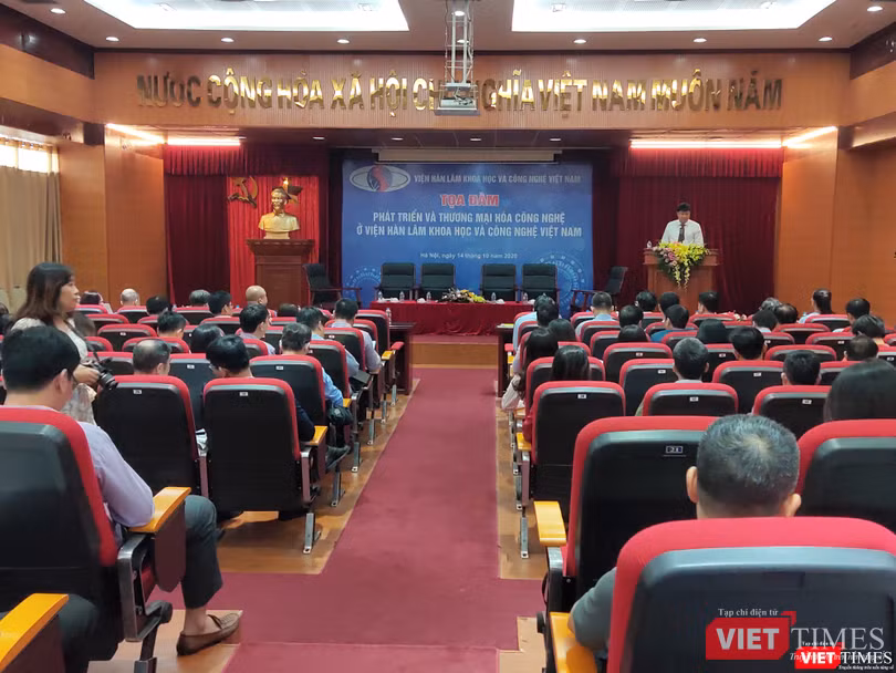 Tọa đàm thương mại hóa sản phẩm khoa học công nghệ (Ảnh: Minh Thúy)