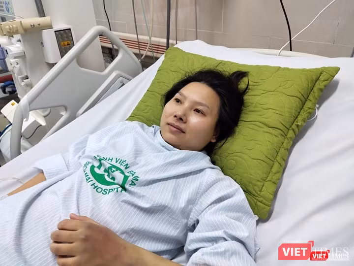 Chị T. nhớ lại thời điểm đối diện với tử thần. Ảnh: Minh Thúy Chị T. nhớ lại thời điểm đối diện với tử thần. Ảnh: Minh Thúy