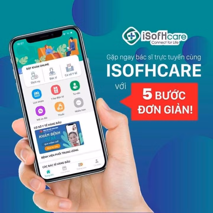 Phần mềm khám, chữa bệnh trực tuyến. Ảnh: BVCC Phần mềm khám, chữa bệnh trực tuyến. Ảnh: BVCC