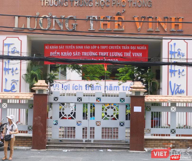 Hội đồng thi Trường THPT Lương Thế Vinh đảm bảo an ninh, an toàn trong thời gian diễn ra kỳ thi Trường THPT