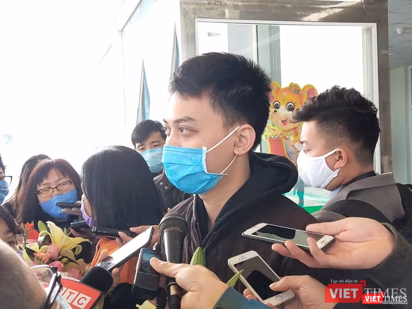 Nam bệnh nhân P.V.C. trong ngày ra viện. Ảnh: Minh Thúy Nam bệnh nhân P.V.C. trong ngày ra viện. Ảnh: Minh Thúy