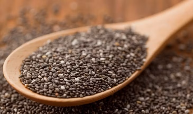 Hạt chia chứa nhiều chất xơ Hạt chia chứa nhiều chất xơ
