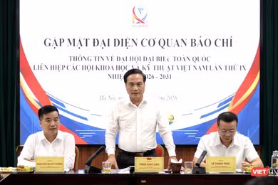 PGS.TS Phạm Ngọc Linh, Phó Chủ tịch VUSTA chủ trì họp báo thông tin về Đại hội đại biểu toàn quốc Liên hiệp các Hội Khoa học và Kỹ thuật Việt Nam lần thứ IX, nhiệm kỳ 2026-2031.