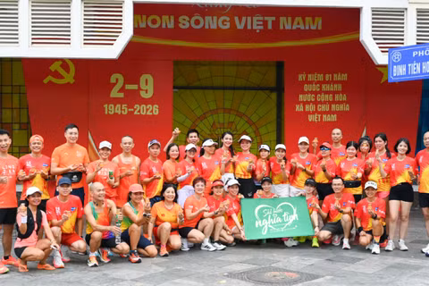 Hàng trăm vận động viên cùng KOC, KOL “Sải bước nghĩa tình” vì nạn nhân chất độc da cam