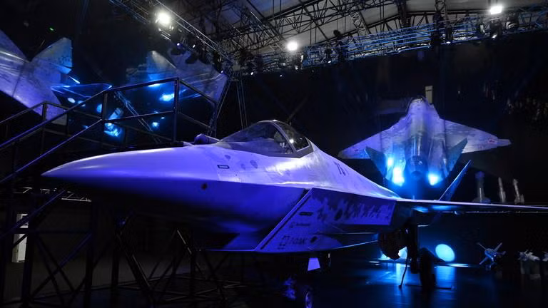 Chiến đấu cơ Su-75 "Checkmate" (Ảnh: RT) Chiến đấu cơ Su-75 "Checkmate" (Ảnh: RT)