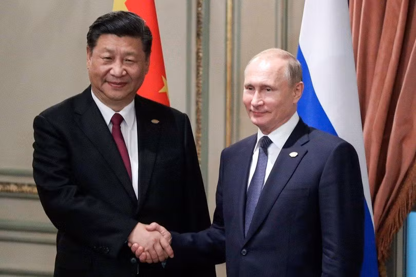 Quan hệ giữa Chủ tịch Tập Cận Bình và Tổng thống Vladimir Putin ngày càng trở nên thân thiết (Ảnh: TASS)