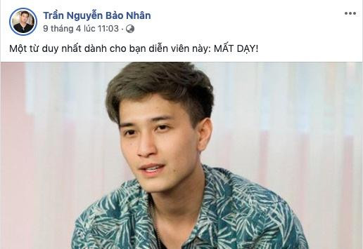 Bài đăng của Bảo Nhân. Ảnh chụp màn hình.