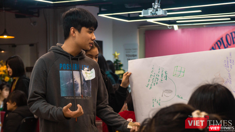 Các bạn trẻ được trải nghiệm hoạt động ý nghĩa.