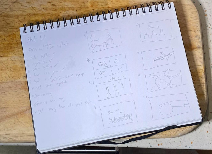 Phác thảo ý tưởng cho video. Ảnh: CNET