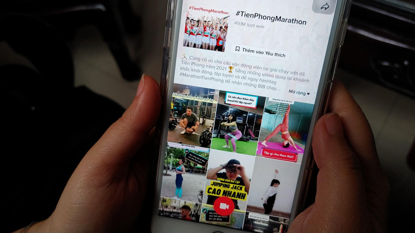 Trào lưu TikTok khuyến khích người dùng rèn luyện thể lực.