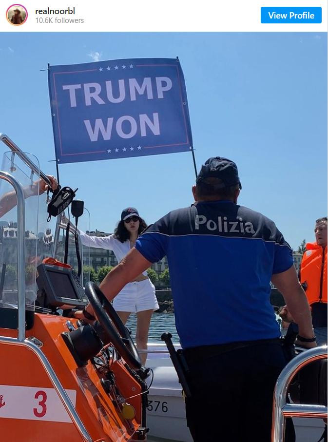 Hình ảnh được Noor đăng tải trên tài khoản Twitter cá nhân (Ảnh: Twitter)