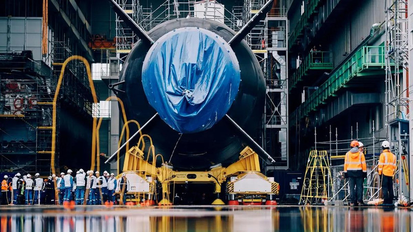Tàu ngầm hạt nhân Barracuda thứ 4 của Pháp bước vào giai đoạn đóng mới cuối cùng. Ảnh: Naval Group.