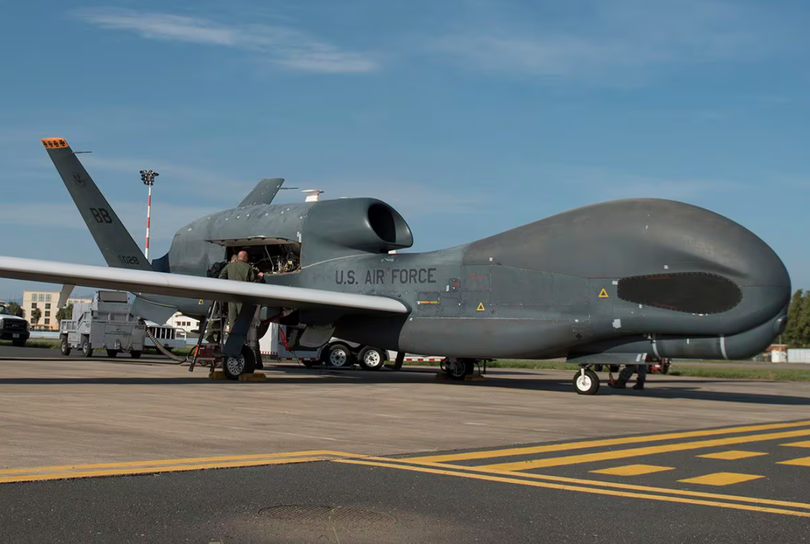 Mỹ tái điều động máy bay không người lái RQ-4B Global Hawk đến khu vực Biển Đen. Ảnh: Defense News.