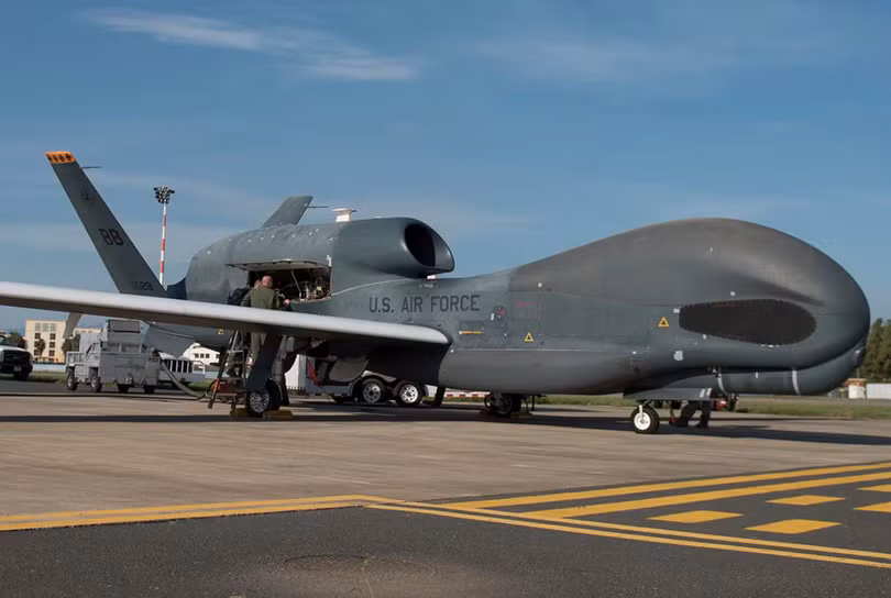 Mỹ tái điều động máy bay không người lái RQ-4B Global Hawk đến khu vực Biển Đen. Ảnh: Defense News.