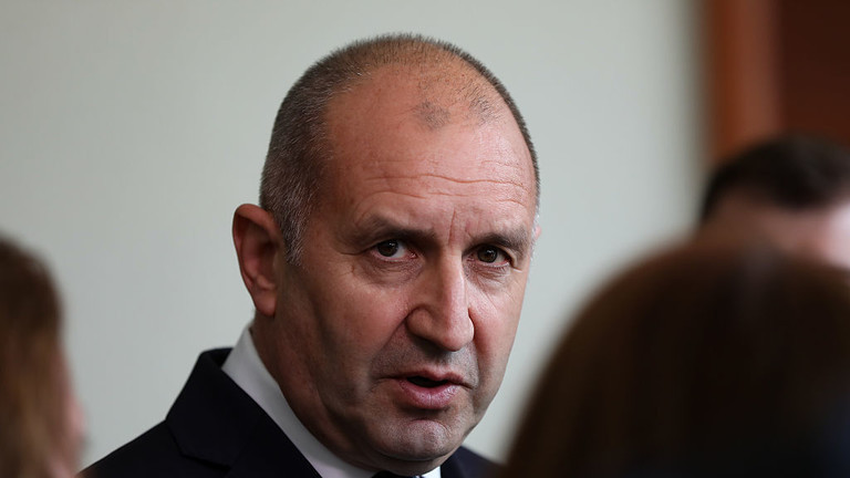 Tổng thống Bulgaria Rumen Radev tham dự Diễn đàn doanh nghiệp Sáng kiến ​​Ba Biển tại Warsaw, Ba Lan, ngày 29/4. Ảnh: Getty.