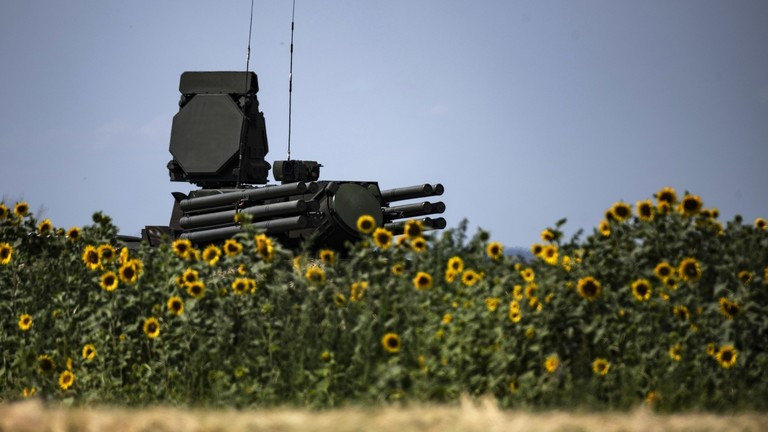 Hệ thống phòng không Pantsir-S1 của Nga. Ảnh: Getty.