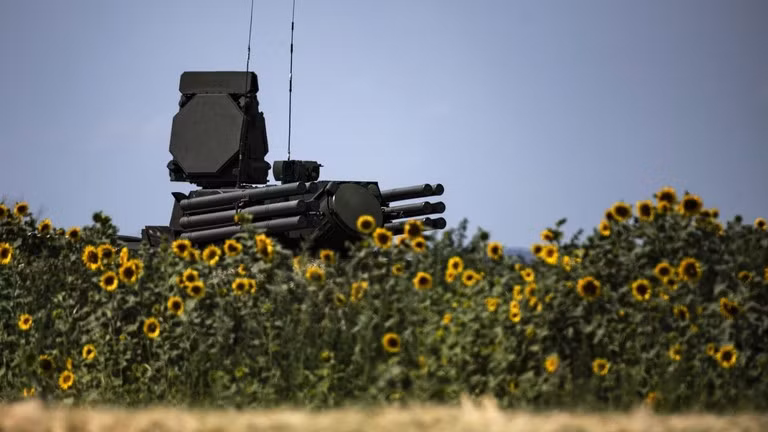 Hệ thống phòng không Pantsir-S1 của Nga. Ảnh: Getty.