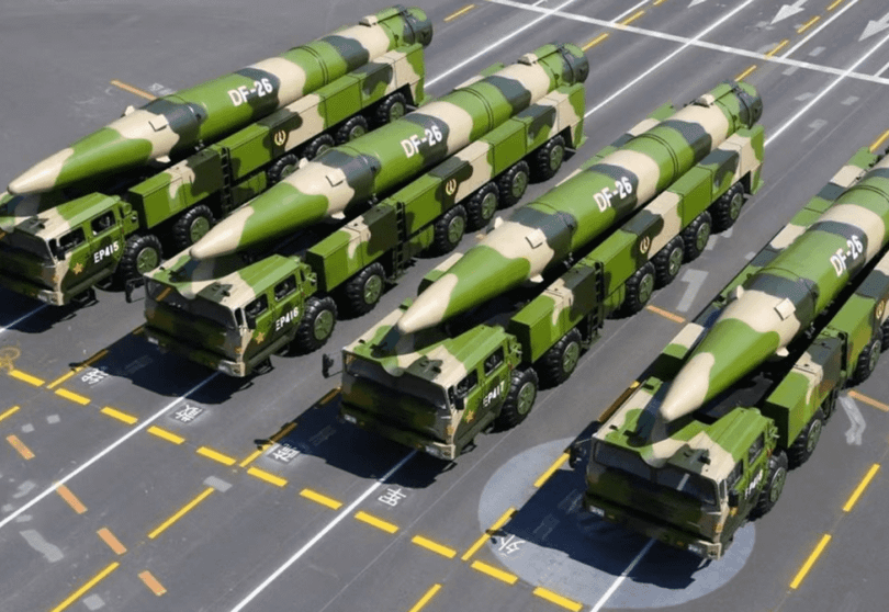 Các tên lửa đạn đạo chống hạm DF-21D và DF-26 của Trung Quốc (Ảnh: Xinhua) Các tên lửa đạn đạo chống hạm DF-21D và DF-26 của Trung Quốc (Ảnh: Xinhua)