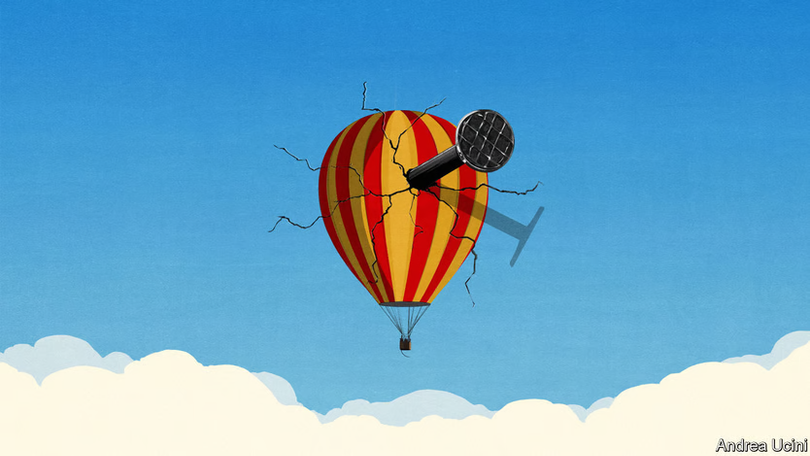 Nhiệm vụ giảm lạm phát khó khăn hơn so với giới đầu tư kỳ vọng (Ảnh: The Economist)