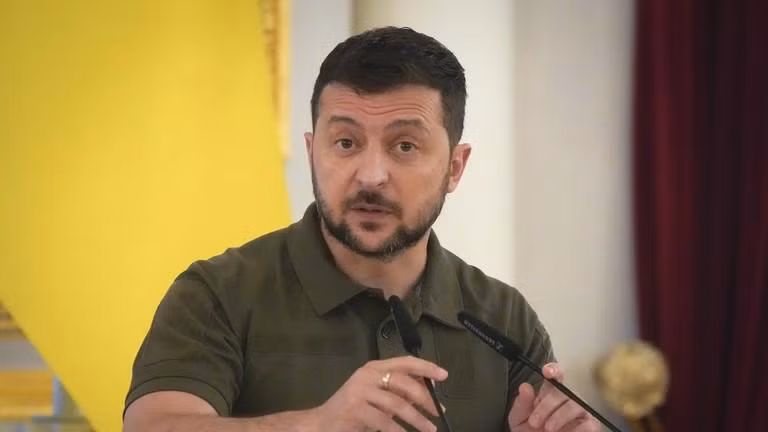 Tổng thống Ukraine Volodymyr Zelensky (Ảnh: AP)