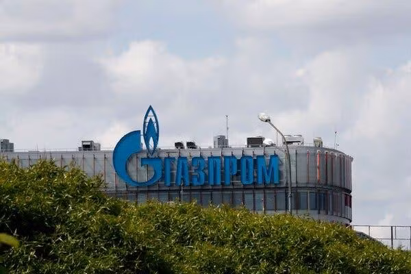 Văn phòng của Gazprom tại St Petersburg (Ảnh: AP)