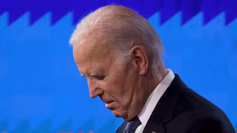 Tổng thống Mỹ Joe Biden tham gia cuộc tranh luận Tổng thống do CNN tổ chức ngày 27/6 tại Atlanta, Georgia (Ảnh: Getty)