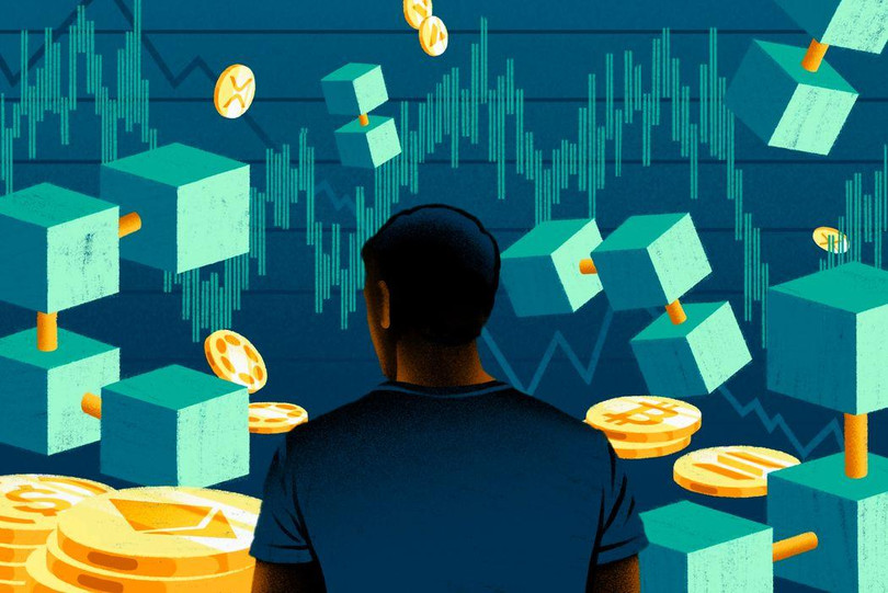 Tiền mã hóa trải qua một năm tồi tệ với hàng loạt vụ phá sản (Ảnh: Barrons)