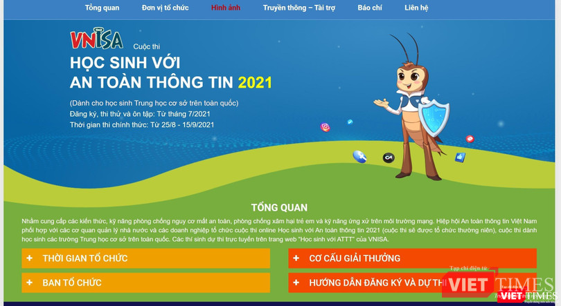 Cuộc thi được tổ chức trực tuyến. Cuộc thi được tổ chức trực tuyến.