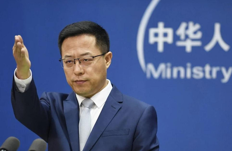 Các nhà ngoại giao "Chiến lang" như ông Triệu Lập Kiên, phát ngôn viên Bộ Ngoại giao Trung Quốc, thường áp dụng kiểu ngoại giao chiến đấu (Ảnh: Kyodo News) Các nhà ngoại giao "Chiến lang" như ông Triệu Lập Kiên, phát ngôn viên Bộ Ngoại giao Trung Quốc, thường áp dụng kiểu ngoại giao chiến đấu (Ảnh: Kyodo News)
