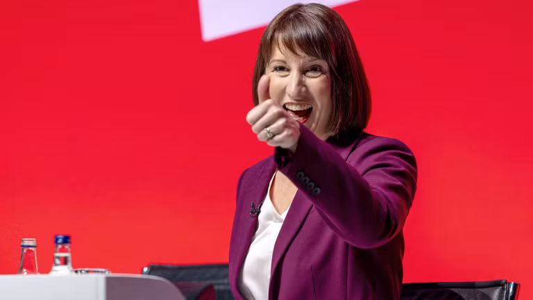 Rachel Reeves, Bộ trưởng Tài chính tại Hội nghị Đảng Lao động 2024, Liverpool, Vương quốc Anh, ngày 23/9 (Ảnh: Getty)