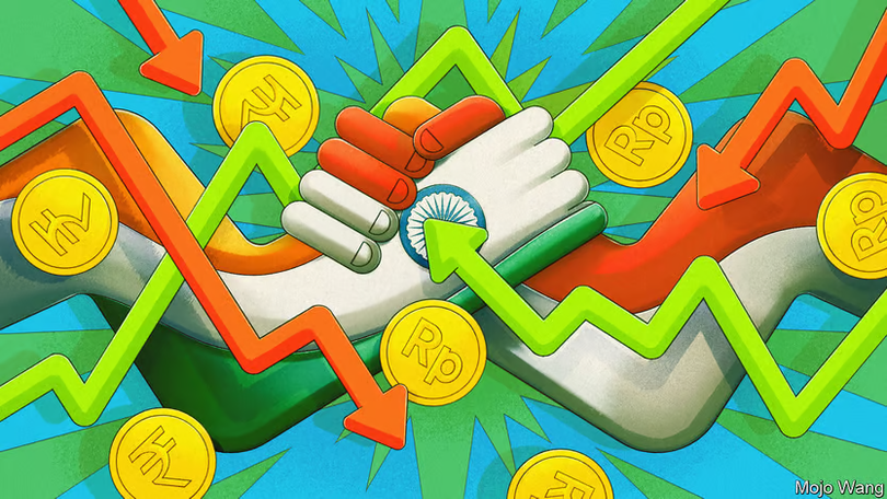 Mô hình phát triển kinh tế của Ấn Độ hay của Indonesia được xem là ưu việt hơn? (Ảnh: The Economist) Mô hình phát triển kinh tế của Ấn Độ hay của Indonesia được xem là ưu việt hơn? (Ảnh: The Economist)