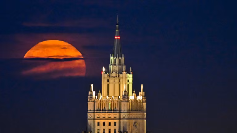 Tòa nhà Bộ Ngoại giao Nga ở thủ đô Moscow. Ảnh: Sputnik.