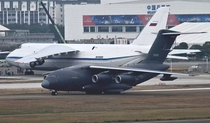 Máy bay vận tải Y-20 hạ cánh gần Moscow Trung Quốc giao hệ thống chống UAV cho Nga 3.jfif