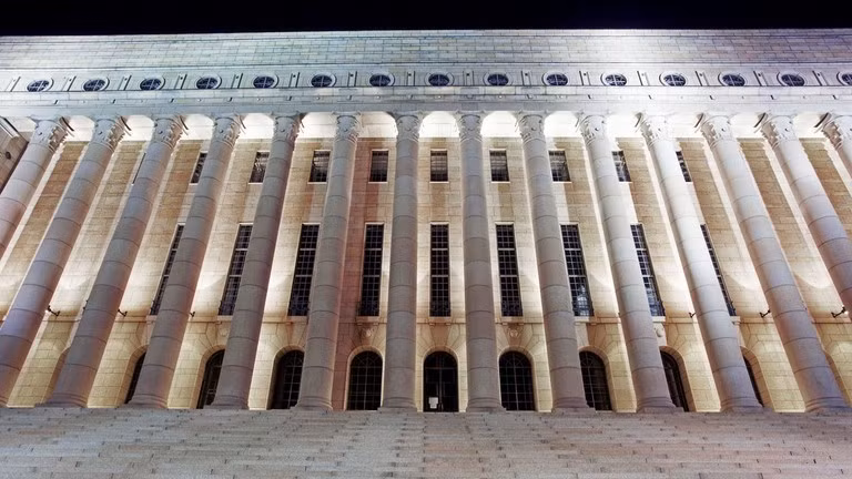 Tòa nhà Quốc hội Phần Lan, nơi các nghị sĩ của nước này sẽ có cuộc tập huấn vào tháng tới. Ảnh: Getty.