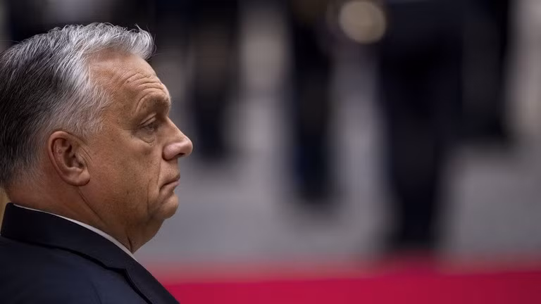 Thủ tướng Hungary Viktor Orban tại Rome, Italy ngày 27/10. Ảnh: Getty.
