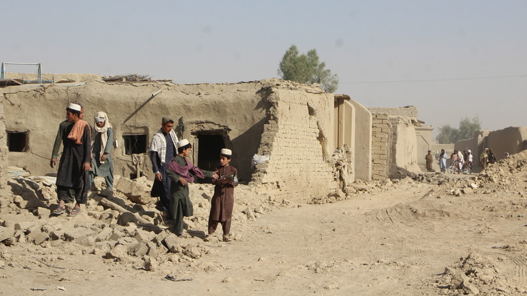 Một góc nhìn về khu vực bị thiệt hại sau cuộc không kích do Pakistan thực hiện khiến dân thường thiệt mạng và phá hủy nhà cửa ở Afghanistan vào ngày 16/10. Ảnh: Getty.