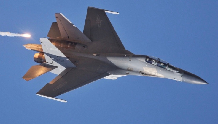 Chiến đấu cơ J-16 của Không quân Trung Quốc. Ảnh: MW.