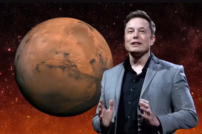 Elon Musk từng nhiều lần công khai ý định muốn đưa con người lên sinh sống trên Sao Hỏa, nhờ vào công ty SpaceX của mình. Ảnh: Getty.