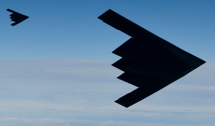 Máy bay ném bom B-2 của Không quân Mỹ. Ảnh: USAF.