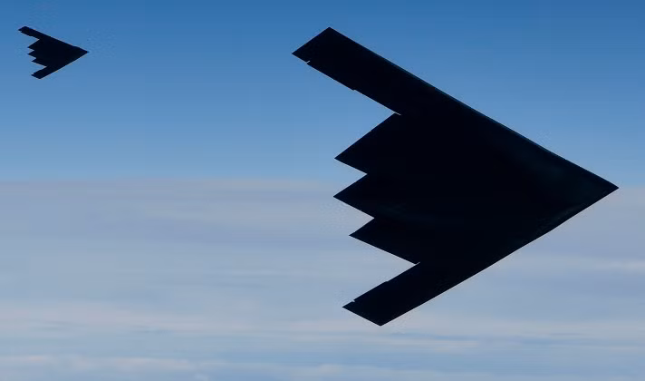 Máy bay ném bom B-2 của Không quân Mỹ. Ảnh: USAF.