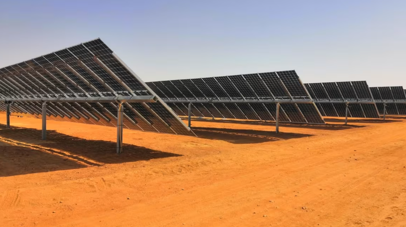 Các tấm pin mặt trời tại nhà máy hiện tại của Scatec ở Benban, Ai Cập, hoàn thành vào năm 2019. Ảnh: Scatec.