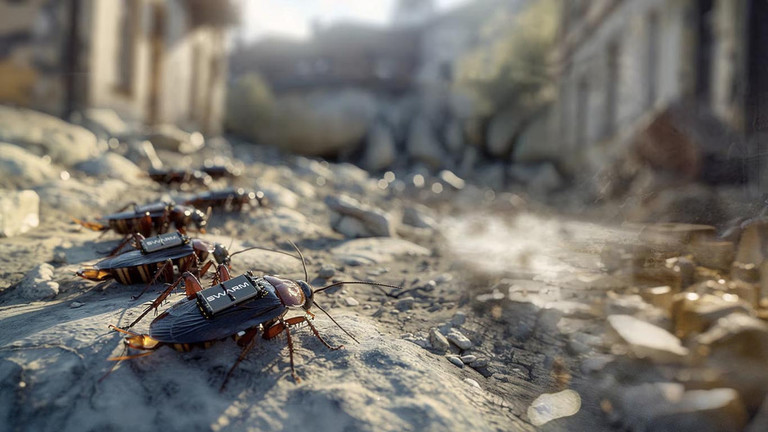 Ảnh đồ họa về robot gián trinh sát mà quân đội Đức muốn phát triển cho chiến tranh tương lai. Ảnh: Reuters.