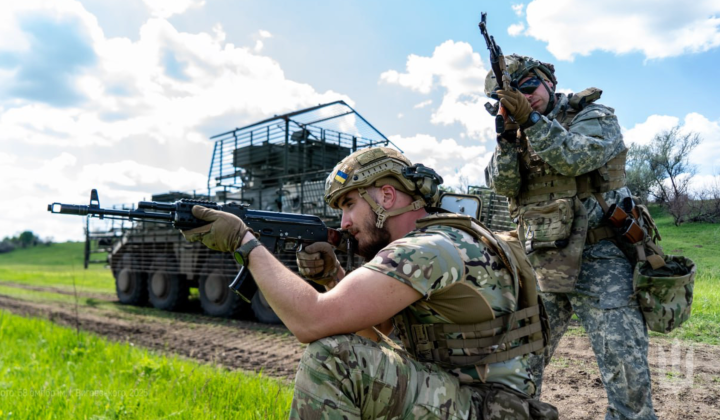 Binh sĩ thuộc Lữ đoàn 158 của Ukraine. Ảnh: MW.