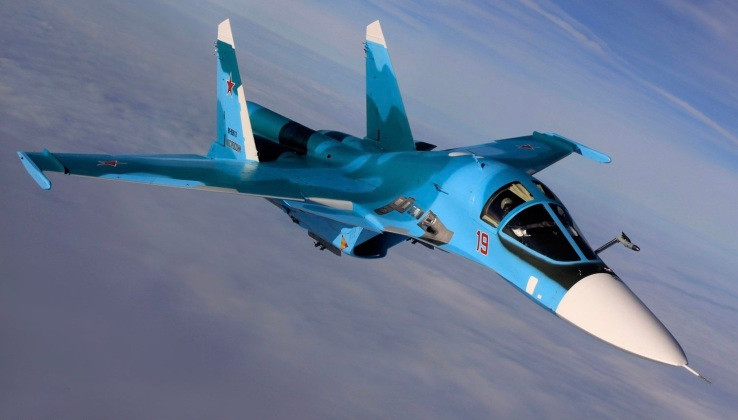 Chiến đấu cơ Su-34 của Không quân Nga. Ảnh: MW.